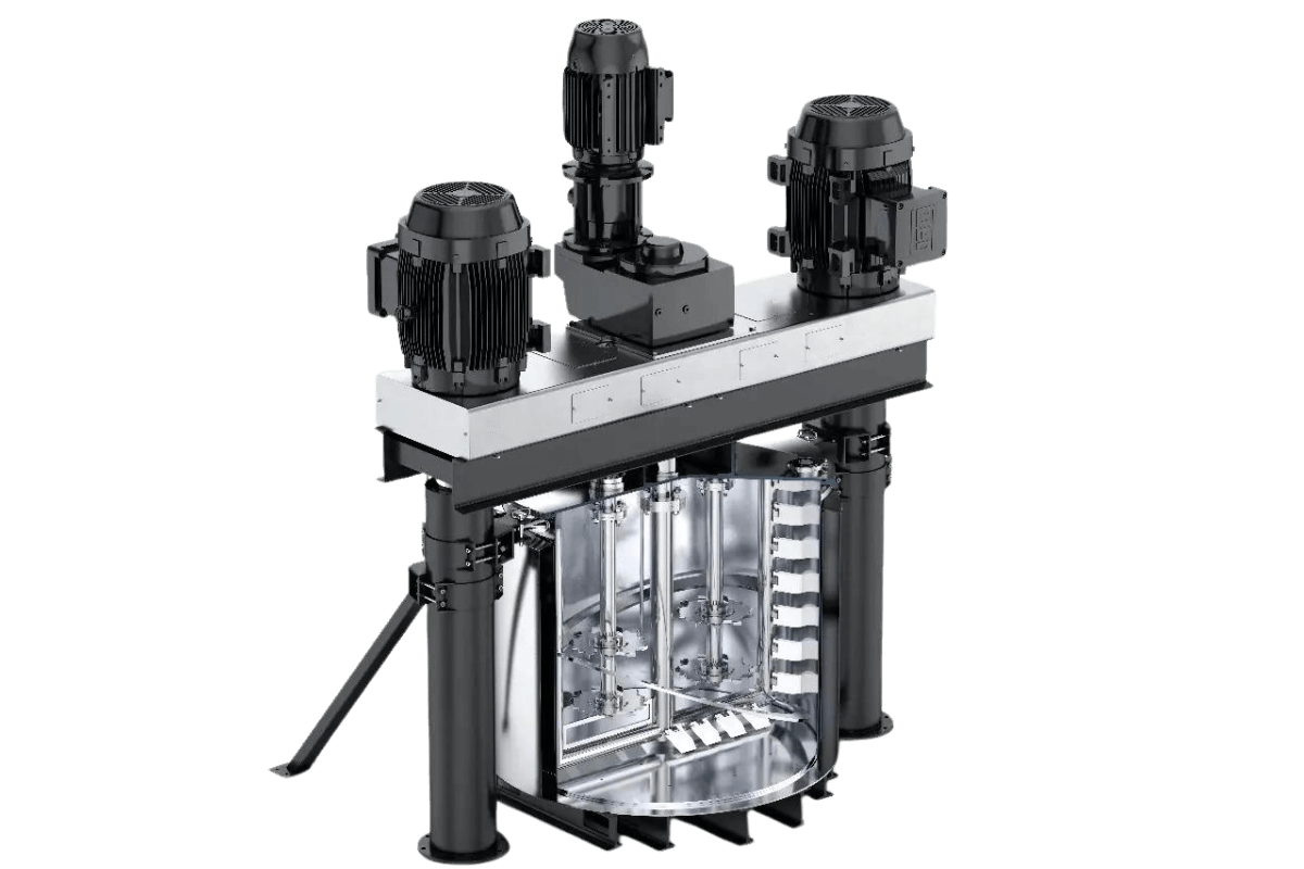 custom fabrication work of MXD Process shown with a custom vessel with valves